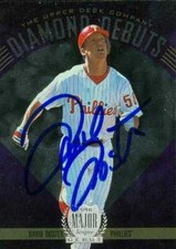 David Doster autographed Baseball Card 1996 Upper Deck Diamond Debuts #265