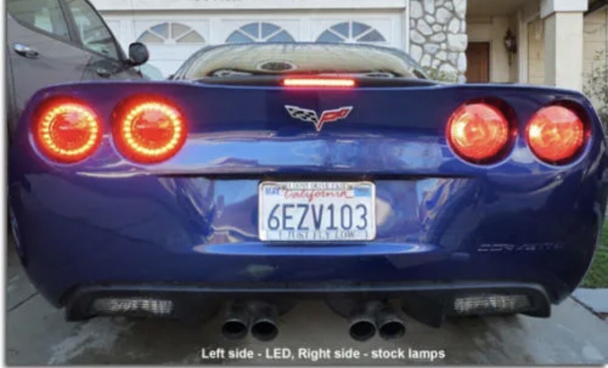 20052013 C6 Corvette Eagle Eye LED Tail Lights (Set) eBay