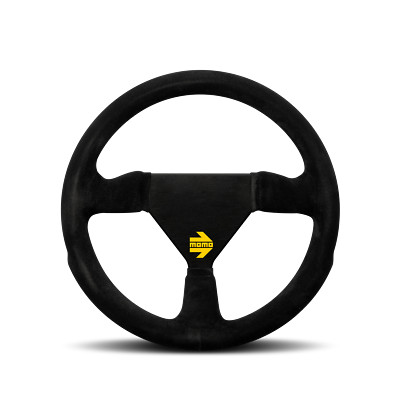 MOMO Mod.11 Steering Wheel Black Suede Black Spokes 260mm - 11150112621R