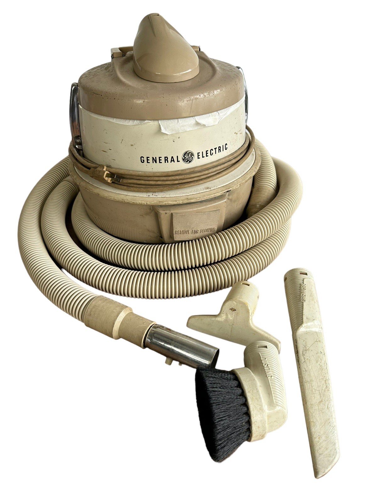 Rare General Electric GE Canister Vacuum Vintage Extra Bags TESTED