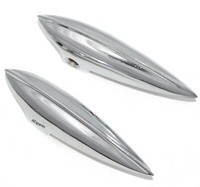 Lambretta Seitenverkleidungsgriff Hebel Set Alu Poliert FüR LI GP SX TV DL