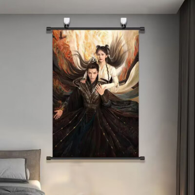 Till The End of The Moon Luo Yunxi Bai Lu Dan Tanjin Hanging Scroll Wall Poster