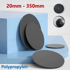 Circles Cut Disc Circles Round Black PP Plastic Custom Sizes Available 20-350mm
