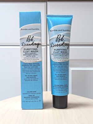 Bumble and Bumble Sunday Purifying Clay Wash Hair & Scalp Treatment 5oz NIB