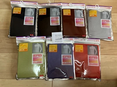UNIQLO HEATTECH Ultra Light Turtleneck Long-Sleeve T-Shirt XS-3XL New 461148