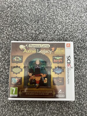 Professor Layton And The Azran Legacy Nintendo 3DS Spiel Neu Selten First Print