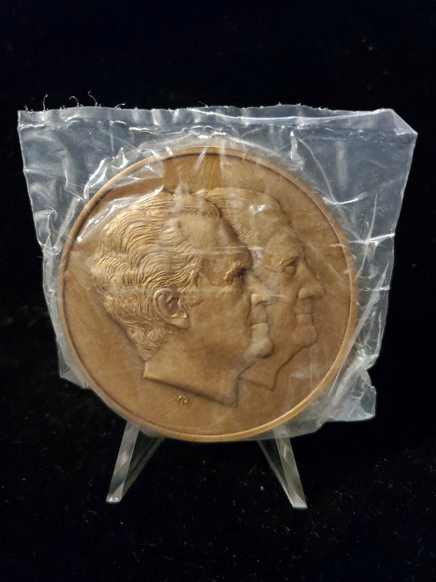 1973 Official Presidential Inaugural Medal Nixon/Agnew Solid