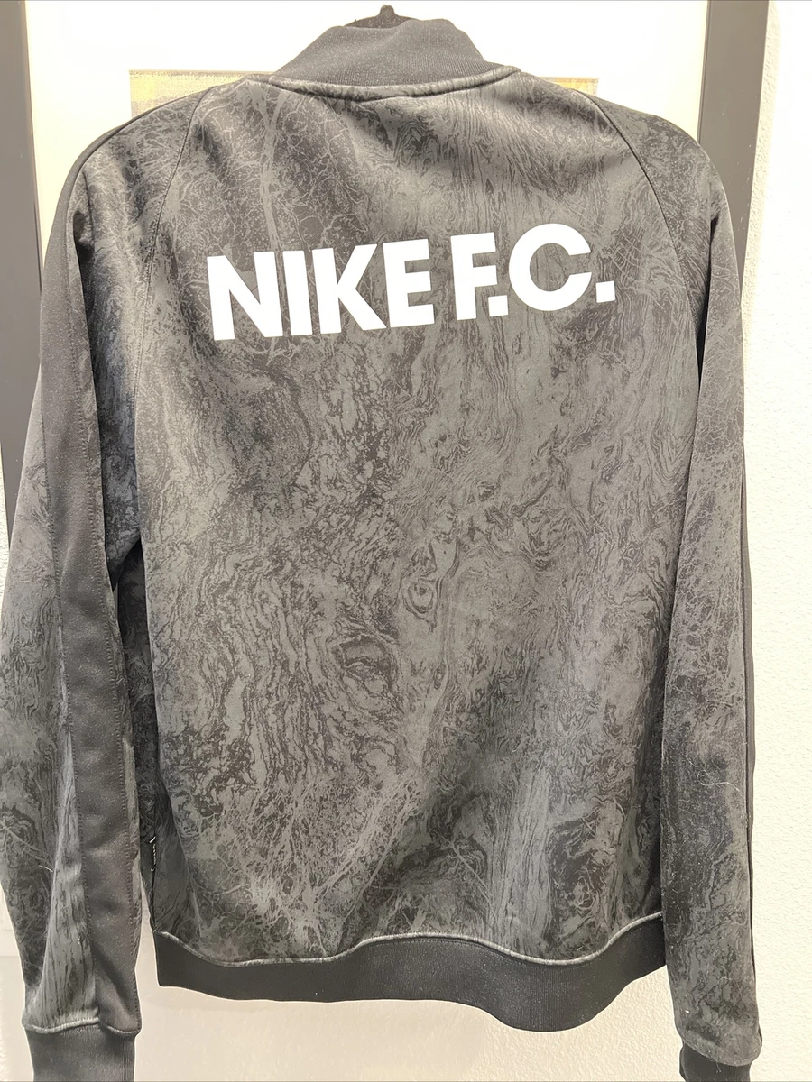 Nike fc hotsell jacket black