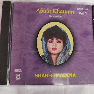 ABIDA KHANUM SHAH E MADINA VOLUME 1 OSA NAAT CD SAME DAY DISPATCH