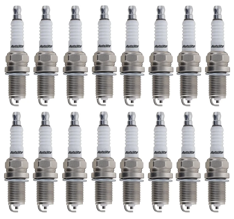 16 X DOUBLE PLATINUM SPARK PLUG FOR MERCEDES BENZ E55 AMG W211 M113.990 5.4L V8 - Image 2 of 2