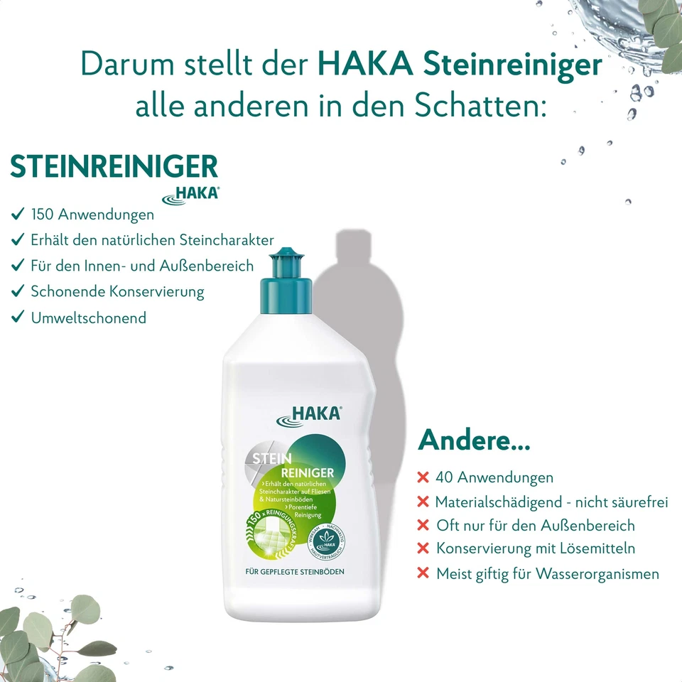 HAKA Steinreiniger 750ml Porentiefe Reinigung, für innen & außen, umweltschonend - Bild 3 von 4