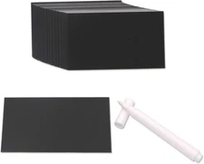 Mini Chalkboard Signs 100 Pcs Erasable Chalkboards Tags with 1 Pcs White Marker