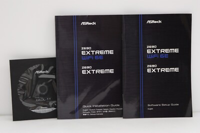 ASRock Z690 Extreme WiFi 6E Quick Installation Guide with Driver 