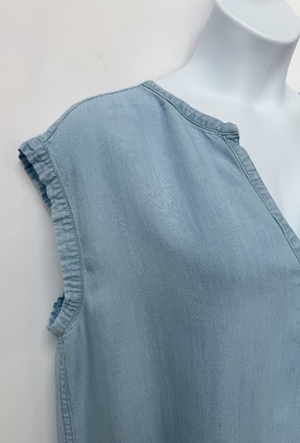 GAP Damen Gr. XL ärmellose Bluse mit V-Ausschnitt. - Bild 5 von 8