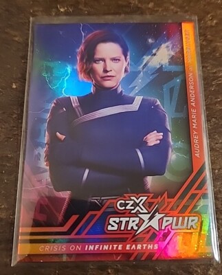 CZX Crisis on Infinite Earths STR PWR S17 Audrey Marie Anderson As Harbinger SP