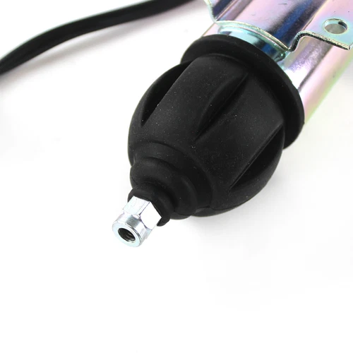 Fuel Shutoff Solenoid Valve for Perkins Volvo Penta Excavator 873754 24V OE52318 - Foto 2 di 2