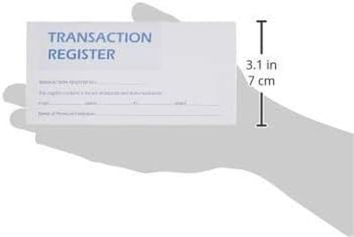 как выглядит 12 Check Registers For Personal Checkbook - Checkbook Ledger Transaction Registe фото