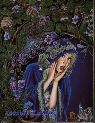 Art Print from the book ''Balderdash''Signed&Matted 8x10''