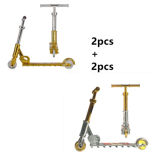 4pcs Pieces Mini Finger Scooter Bike Fingerboard Skateboard Wheels Board Toys - Picture 6 of 9