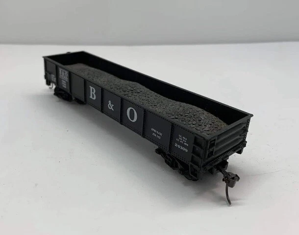 HO Life-Like Gondola Car Railroad Train W/Coal Load B&O #24309 No Box. - Image 3 of 4
