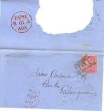 GB:1856:QV 4d.Cover.Occasion.Cat £850+
