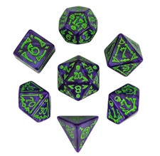 🩻⚡Frankenbones Set Poly RPG DnD Dungeons Dragons AD&D Pathfinder d20