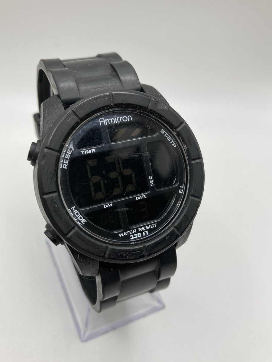 Orologio Sportivo Armitron Unisex - Cassa Blu Quadrata, Silicione, Resistente All'Acqua 50m - Foto 9