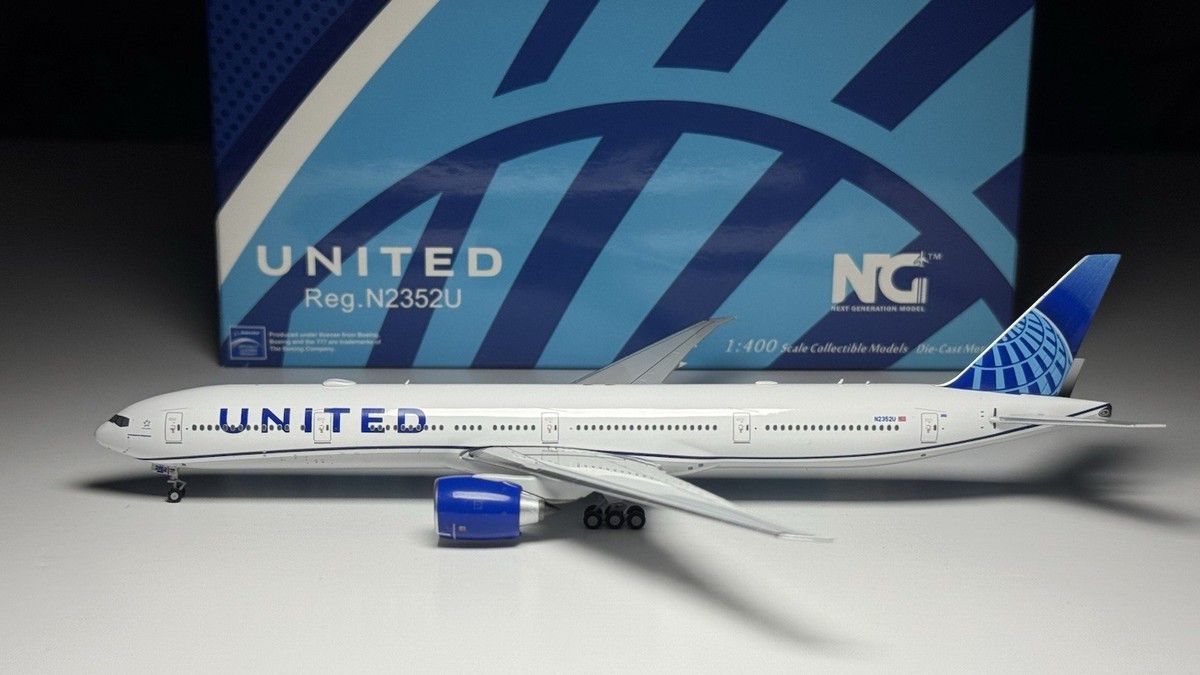 NG Models 1:400 United Airlines B777-300ER N2352U | eBay