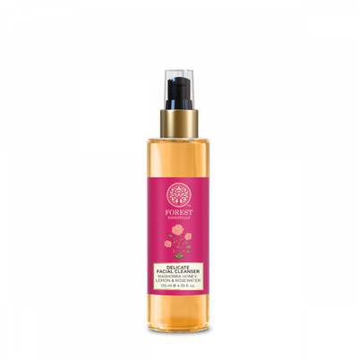 Forest Essentials Facial Cleanser| Honey Lemon Rosewater Face Wash Bottle | 100g