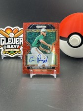 Carson Palmquist 2022 Prizm Draft Picks #PDP88 Auto Red Donut Circles /99 (SP)