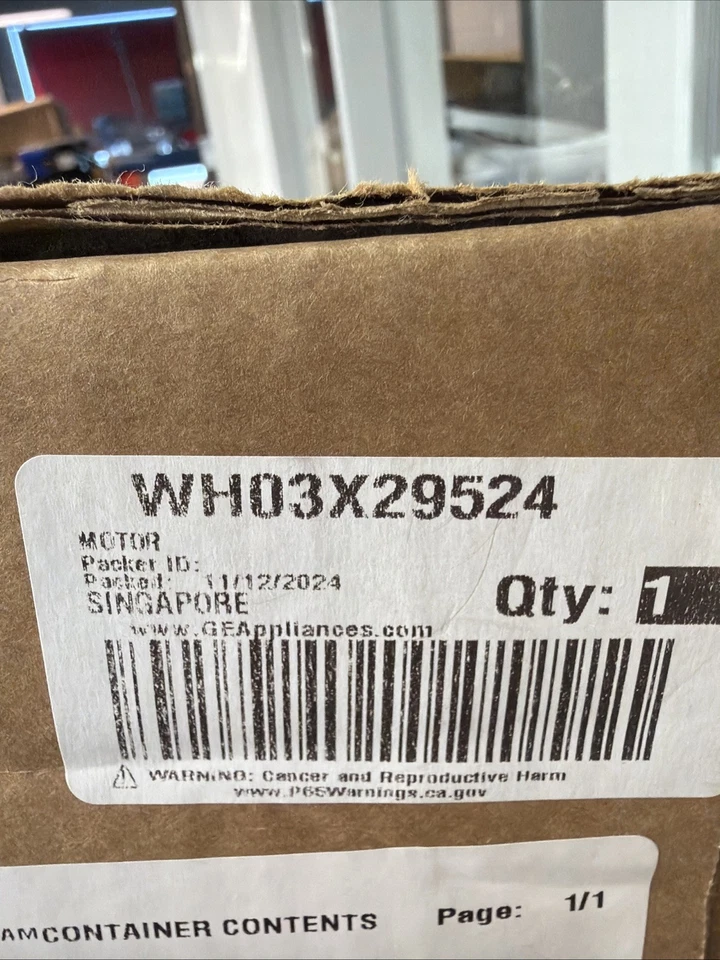 GE Washer Drive Motor WH03X29524 - Image 2 of 3