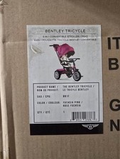 Bentley Trike 6-in-1 Reversible Seat Convertible Tricycle Stroller Fuchsia Pink