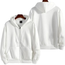 Zipper Hoodies Autumn Winter Men's New Long Sleeve Hooded Sweatshirt Fashion