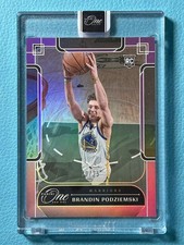 Brandin Podziemski 2023-24 Panini One And One 20/25 Purple RC Warriors #120