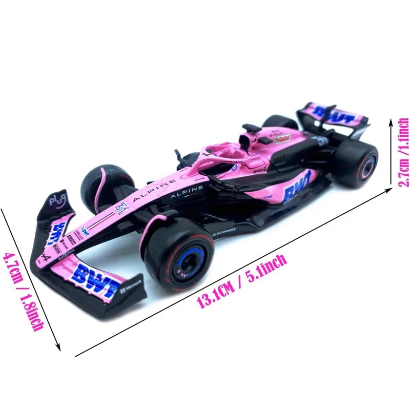 2025 B 1:43 BWT Alpine F1 Team A525 A524 2023 A523 #10 #31 Racing Formula Car St - Imagem 3 de 4