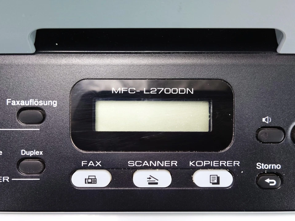 Brother MFC-L2700DN S/W Monolaser Multifunktionsdrucker Scanner Fax als Defekt - Bild 4 von 4