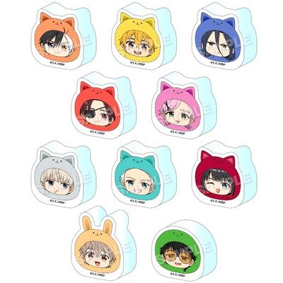 10er Set WINDBREAKER Trading Marumates Acryl Figur Japan C437