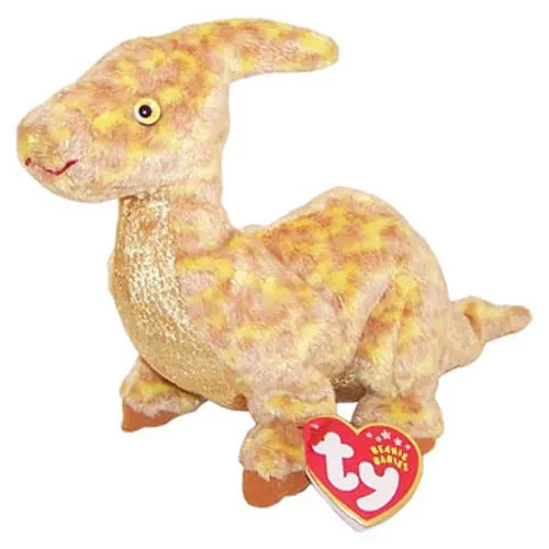 TY BEANIE BABY TOOTER -  DINOSAUR - MINT CONDITION - RETIRED WITH TAGS