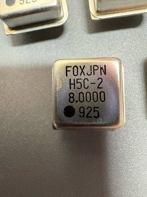 35x FOX H5C-2 8.000 MHz Crystal Oscillator DIP-4 Through Hole 8MHz Lot