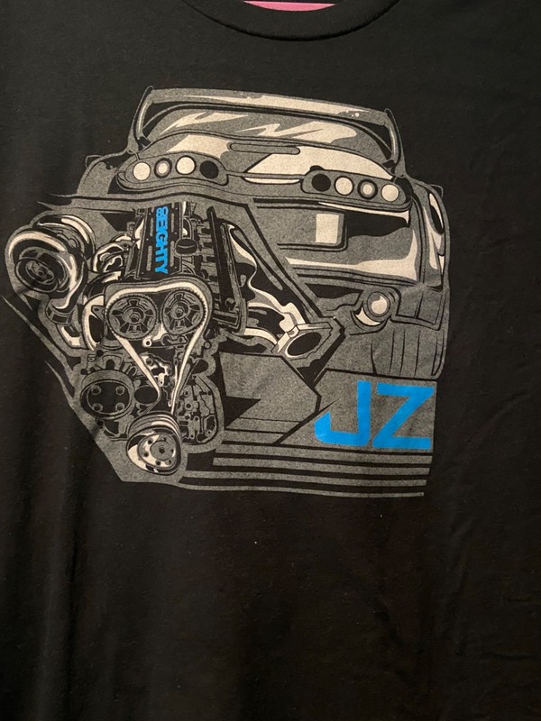 TunerCult Toyota Supra "Heart of the Beast" Black T-Shirt XXL/2XL
