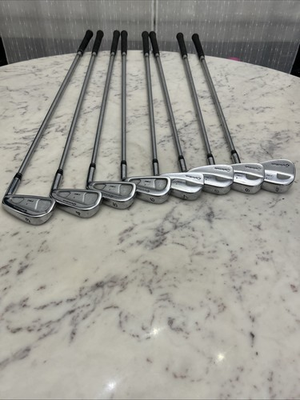 #ad TaylorMade rac coin forged Iron Set 8pcs 3 9 48 Flex R SST Pure shaft RH $199.00