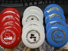 Innova Champion disc Frisbee 4" mini set of 12 Woodstock festival 25 anniversary