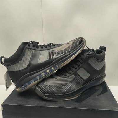 Nike Lebron X JE Icon QS Triple Black Athletic Shoes Men's Size 11 AQ0144-001