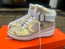Nike Dunk Sky Hi Lunar 2 Pearlescent Limited Edition 2014 Wedge Trainers UK 5.5 