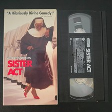 Sister Act VHS 1992 Whoopi Goldberg Comedy Classic Touchstone Home Video PG