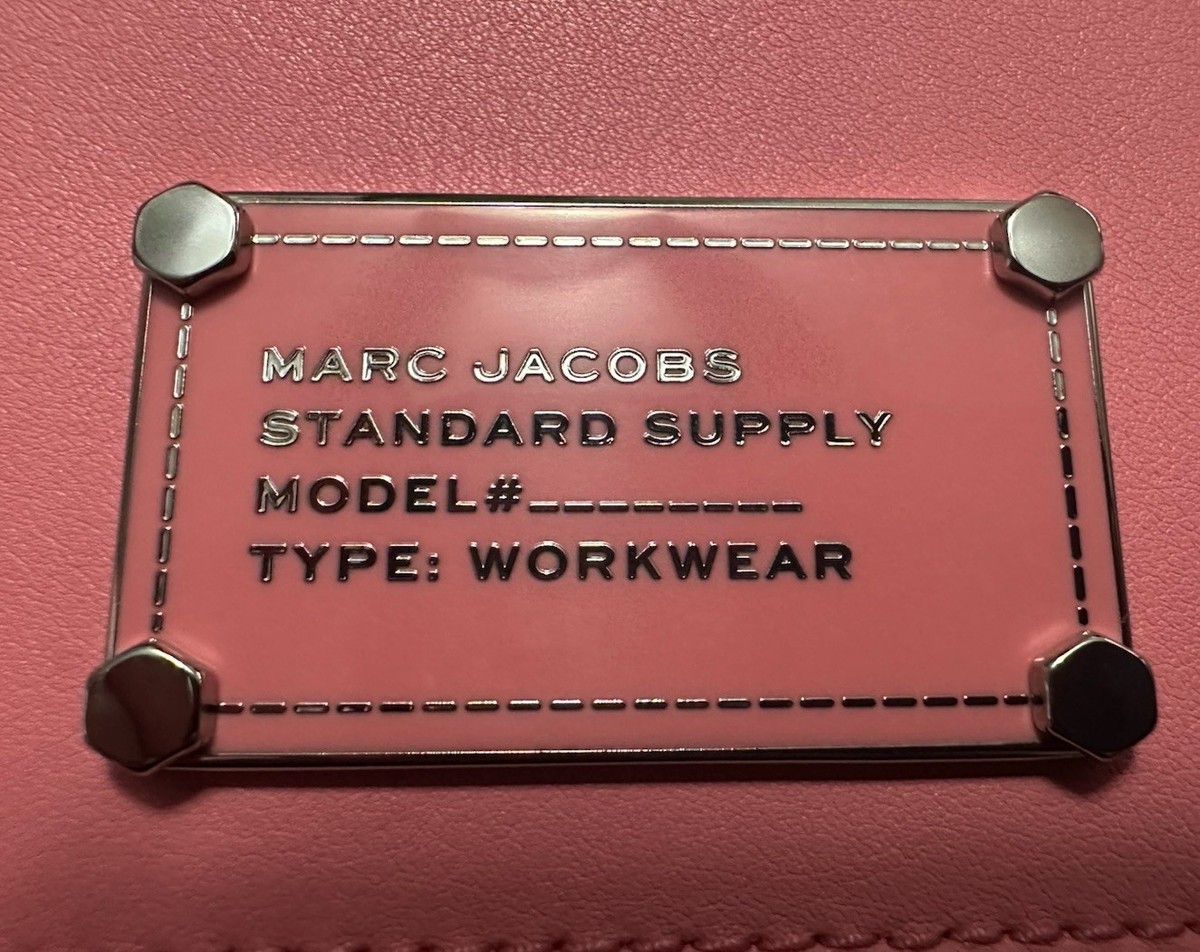 NWT Marc Jacobs Standard Supply Workwear Leather Crossbody Petal