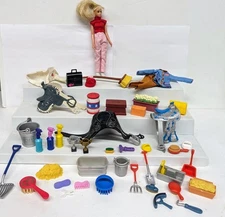 Vintage Kid Kore Breyer Lot Saddles Doll Horse Accessories 