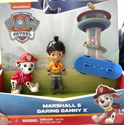 Paw Patrol Marshall & Daring Danny X Figures Nickelodeon