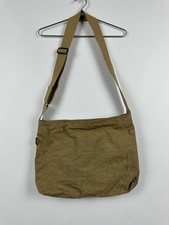 Borsa messenger a tracolla Kipling marrone chiaro Y2K retrò borsa a tracolla di grandi dimensioni