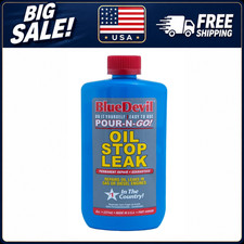Bluedevil 8 Oz Oil Stop Leak Engine Oil Leak Sealer Permanent Repair Treatment